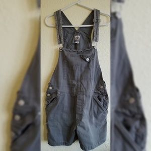 Army green vintage overalls